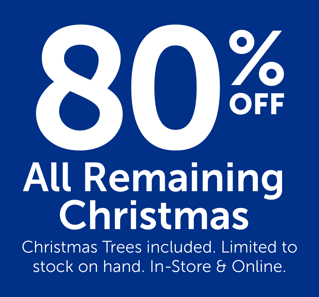 Sale alert! 80% Off All Remaining Christmas starts today! Shop in 