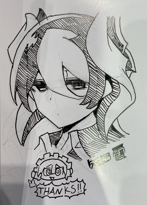 今回4人の方に新刊の表紙裏にオーゼンさんとマルルクちゃんを描かせて頂きました!
大切にして頂けたら幸いです! 