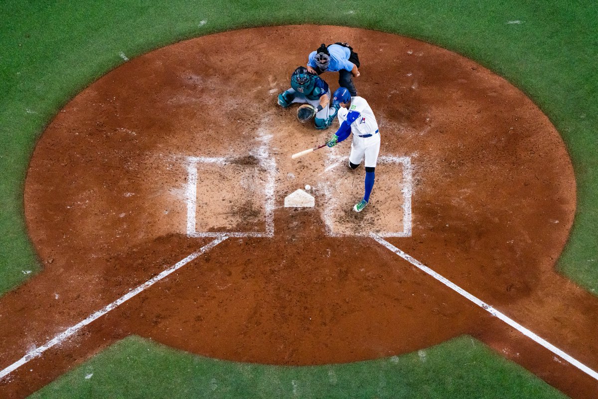 The view from the roof of George’s ALCS-Winning swing! #SpringerDinger