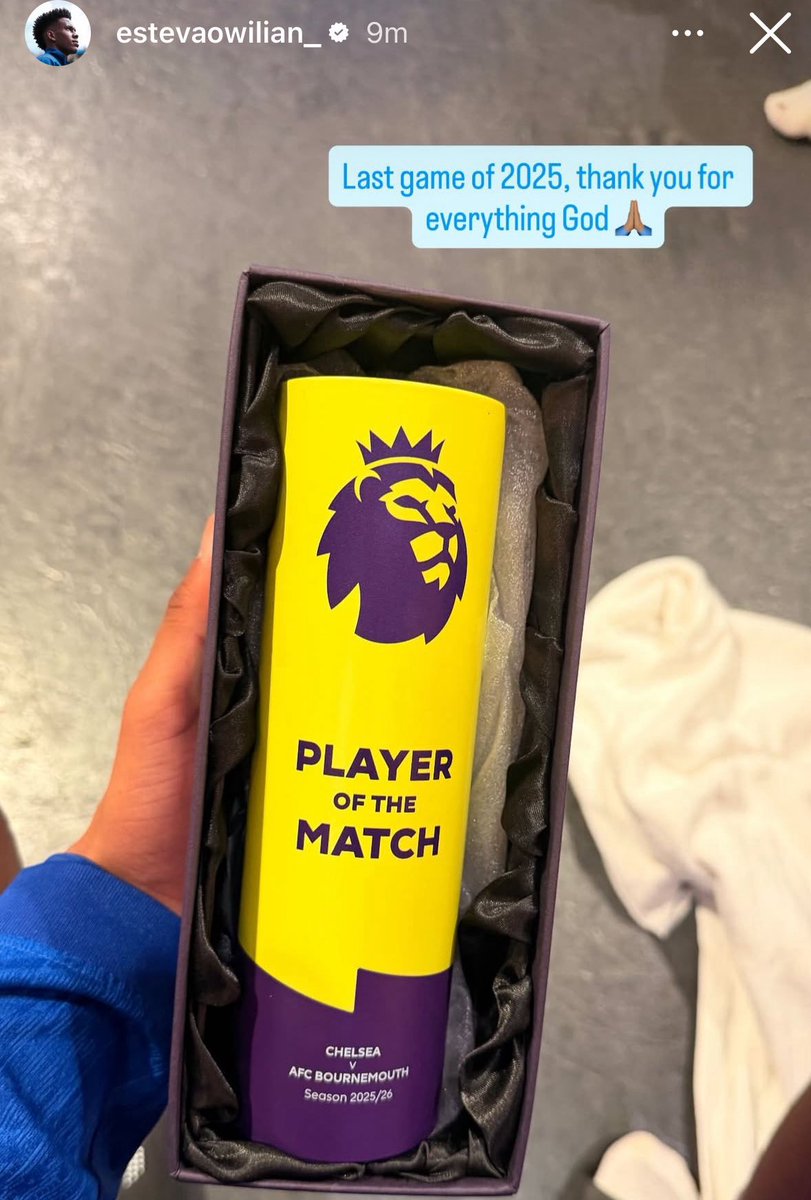 CFCPys's tweet image. Estevao won PL MOTM 

Wonder when his next start is.