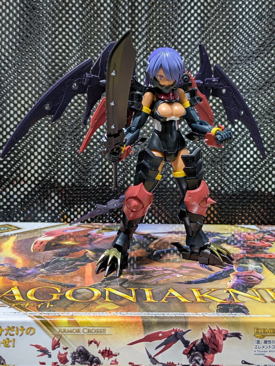 以前から作りたいと思っていた『ドラゴニアナイトfemale(仮)』
とりあえず形になったので、今日中にサーフェイサーまで行けたら良いなと言うつもりでヤスリがけしていきます。

マジで30MSと30MFミキシング楽しいです。
#30MS
#30MF