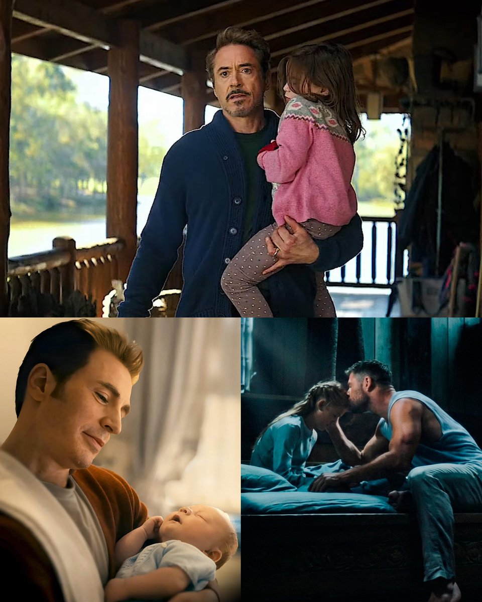 POR FIN LO ENTENDERÁN 😢 En #AvengersDoomsday, Steve Rogers y Thor finalmente comprenderán todo lo que #TonyStark se estaba jugando en Endgame. Ya no lucharán solo por salvar el mundo, sino por poder regresar a casa con sus hijos.