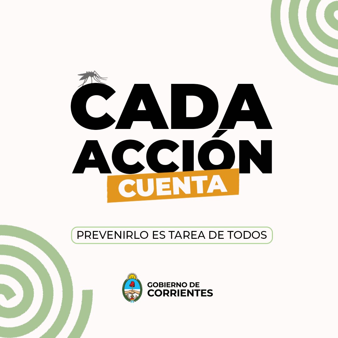 CorrientesGob's tweet image. Sin mosquitos, no hay dengue.

En tiempos de constantes e intensas lluvias y de altas temperaturas, sigamos estas recomendaciones para prevenirlo y protegernos entre todos.