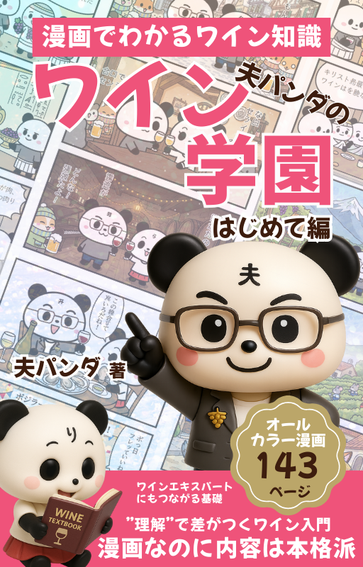 otto_panda_t's tweet photo. ワインって
「ちょっと知る」くらいが一番楽しい🍷

そんな入口用に作った
 「（オール漫画）ワイン学園」
今日の 16:59まで
こっそり 無料 になってます🐼

#########################
Amazon内で「夫パンダ」 で検索
######################### https://t.co/AOzOYeRzIR