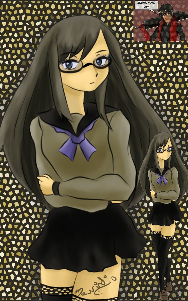 Maurindio_art's tweet photo. Megumi Yakushiji
Character from 13 Sentinels 

I think this is my last draw of 2025.

I send u a happy new Year and many blesses all your famliy,
#fanart #13sentinels  #AnimeStyle https://t.co/N4xpArt0Ll