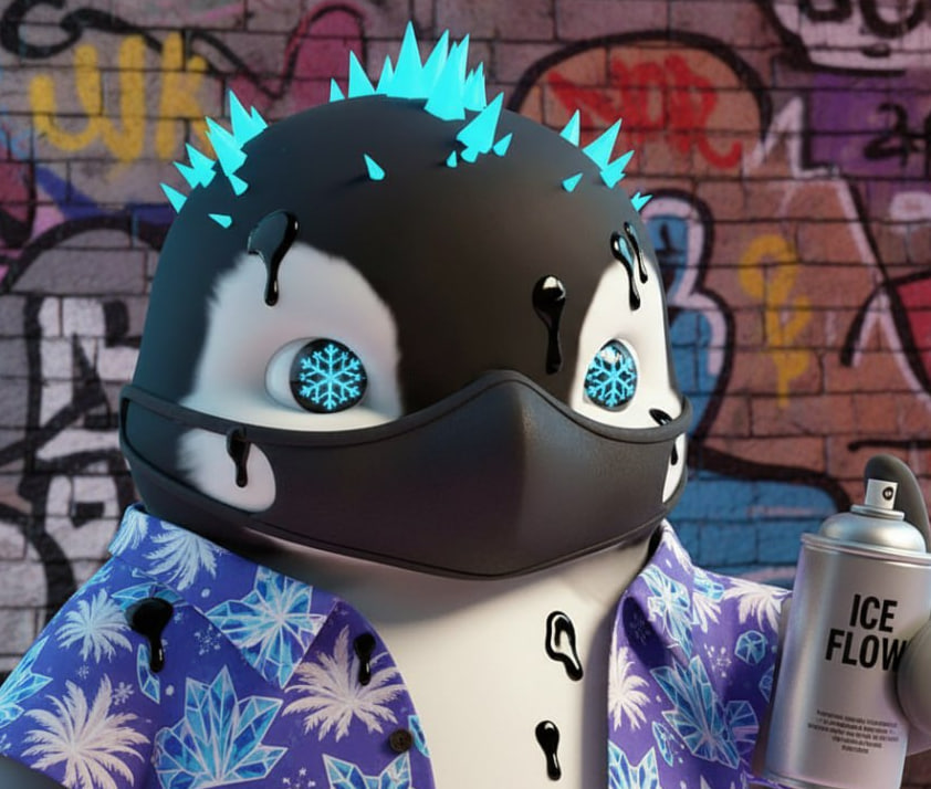 Frozen drip.
Warm heart 🐧🧊

#PENGO #PetroPenguins #FlipTheRigs