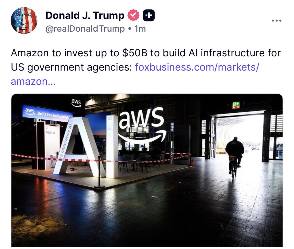 Davidxrplion0's tweet image. MAGA 2025 DELIVERING MASSIVE VICTORIES! 🇺🇸🔥
President Trump has locked in America's dominance as the world leader in AI – attracting north of $2.7 TRILLION in tech and AI investments, including a groundbreaking $90 BILLION in AI 
#MAGA #WinningTheAIRace #Trump2025 #AmericaFirst