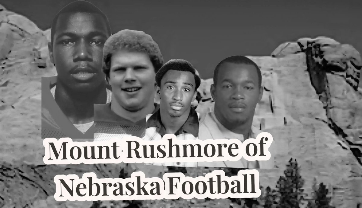 ChrisRaff7's tweet photo. My Mount Rushmore of Nebraska Football. #Nebraska #Huskers #Football #Greats #Rushmore https://t.co/R3IqyQ7Anh