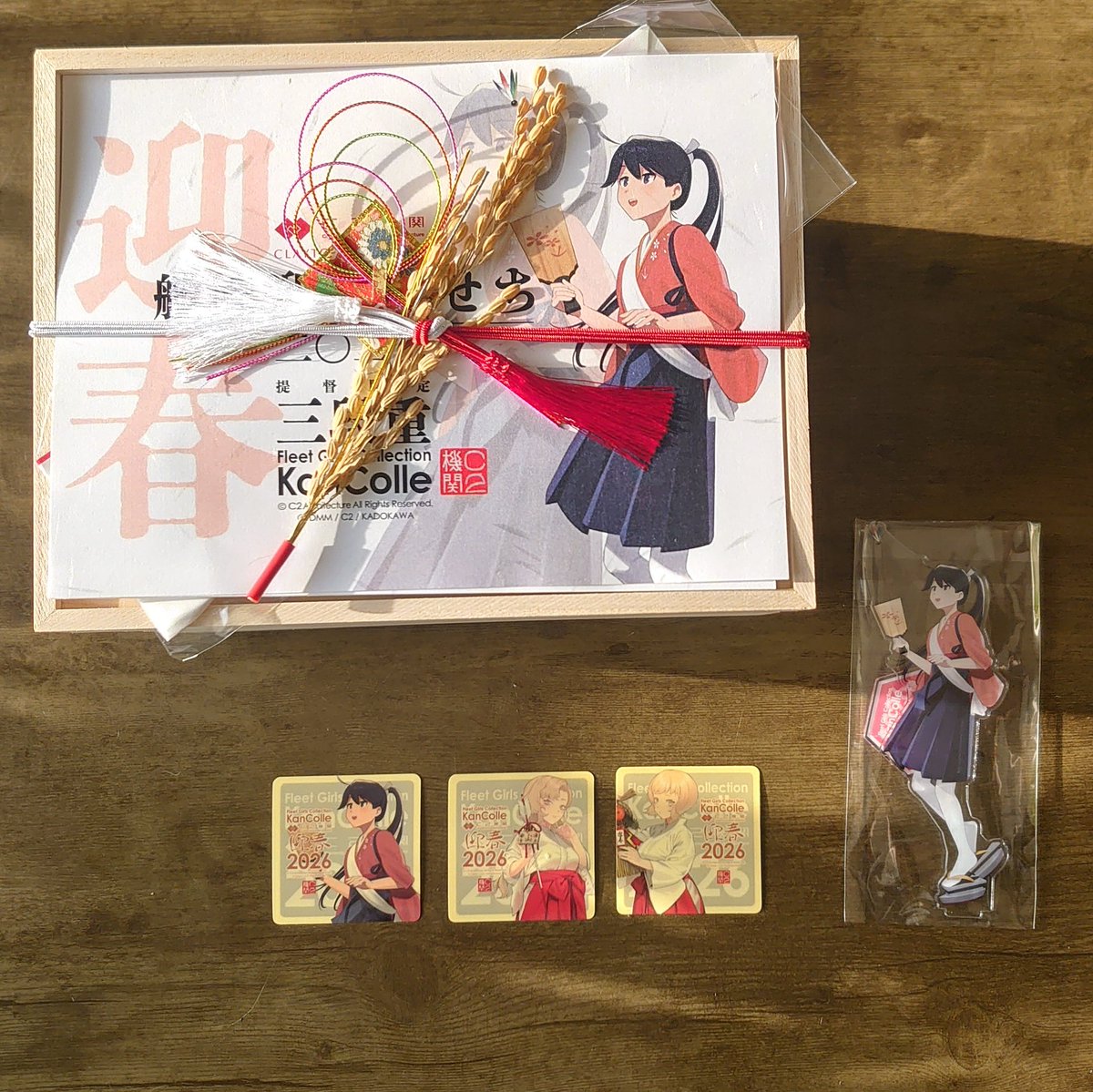 艦これおせちRTAやって来ました ノベルティのアクスタは鳳翔さんと