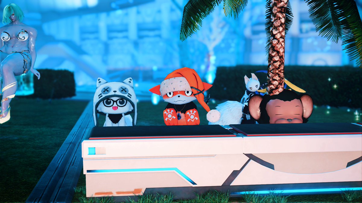 bare_rani's tweet image. アークスの皆様　よいお年を！
#PSO2NGS #邪な者