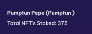 TheSnowMan_144's tweet photo. ALMOST 40% OF ALL NFT SUPPLY IS NOW STAKED TO EARN YOU $PFP!! I have tripled the rewards since staking has commenced!  

God Bless this community, the Dev's, the Mods, the Raiders, the Artists.  LOVE ALL YALL.   💚 https://t.co/R9WEV3S6a7