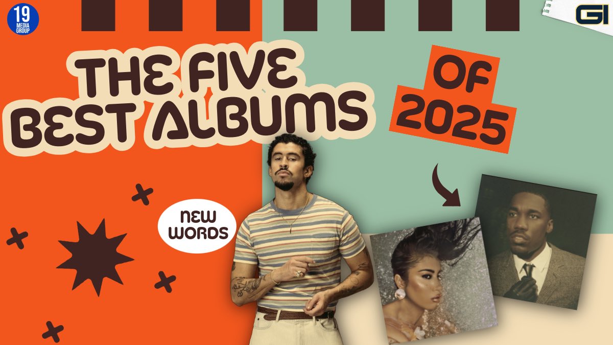 New Words 📓

Before we say farewell to 2025, here are the FIVE best albums we heard this year: gimmickinfringementpod.com/the-writing-1/…

Which albums did you love? 💿