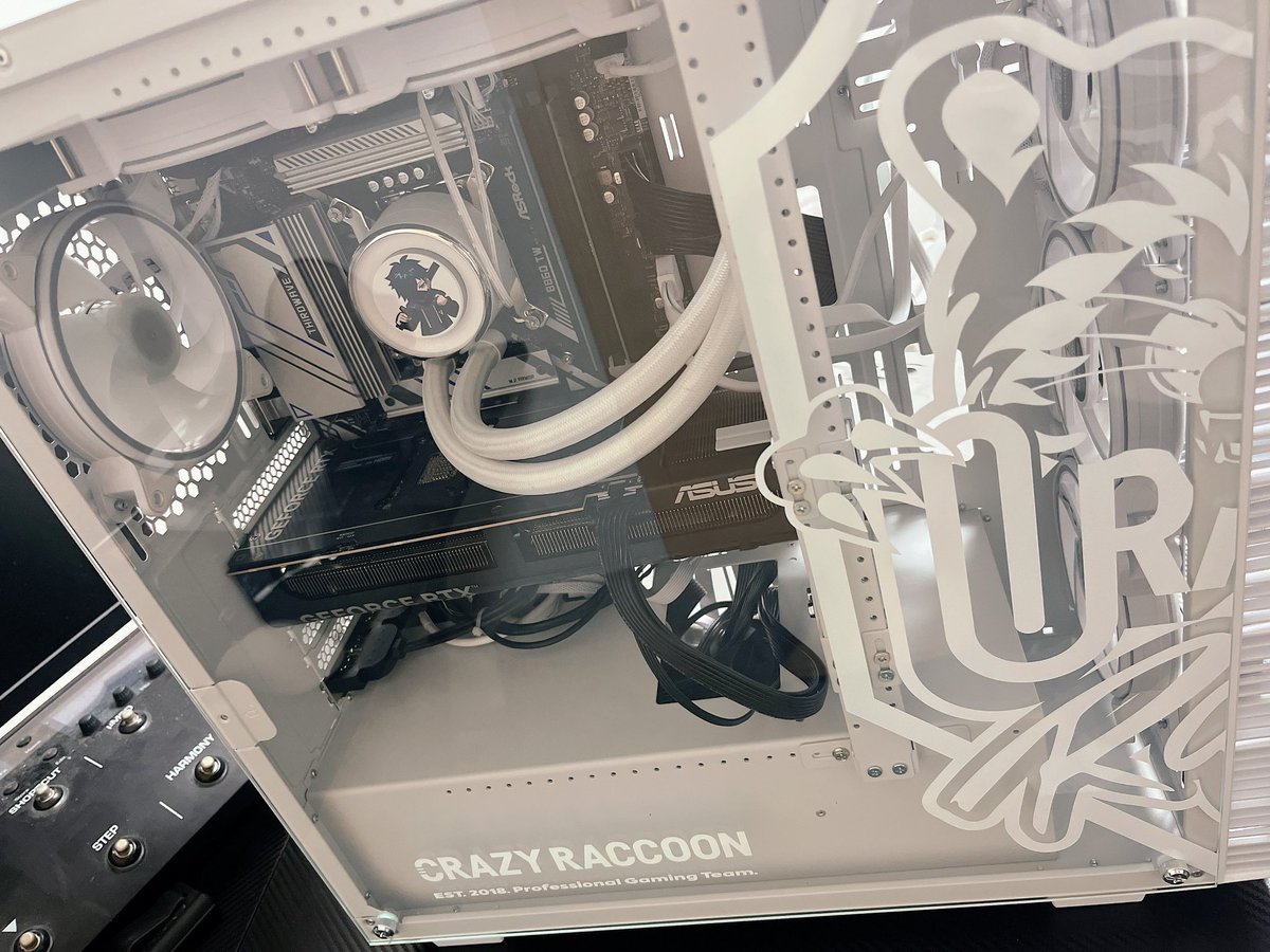 CRコラボPC届いた！！
以前のPCは7年お世話になりました！
今日からよろしくな！！
#CrazyRaccoon
