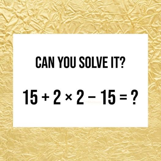 Too Easy..

Can you solve it..