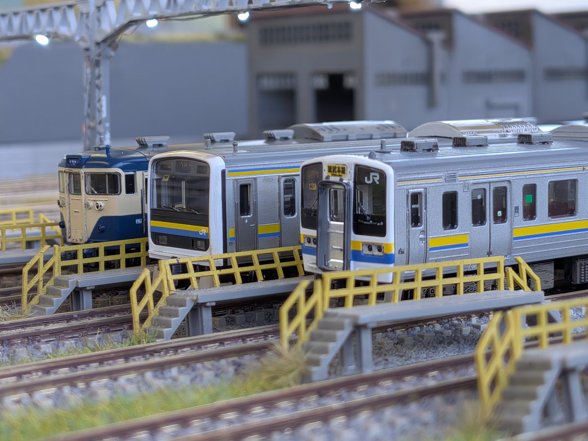 tk3609's tweet photo. 29日は走り納めにリカラーさんへ
まずは房総の列車達を……！
#リカラー  #リカラーはなれ #Re_Color　#Nゲージ #鉄道模型 https://t.co/K7JgghGD4E