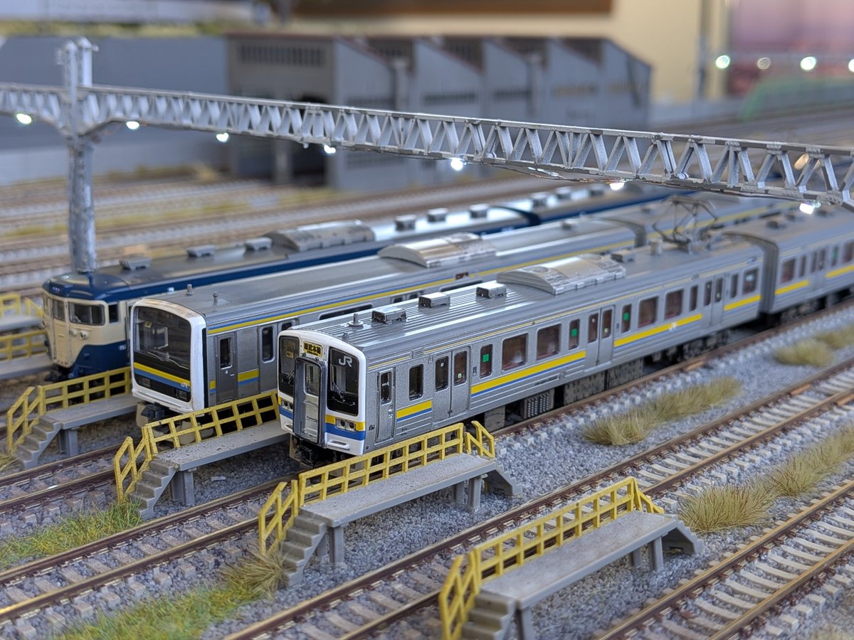 tk3609's tweet photo. 29日は走り納めにリカラーさんへ
まずは房総の列車達を……！
#リカラー  #リカラーはなれ #Re_Color　#Nゲージ #鉄道模型 https://t.co/K7JgghGD4E