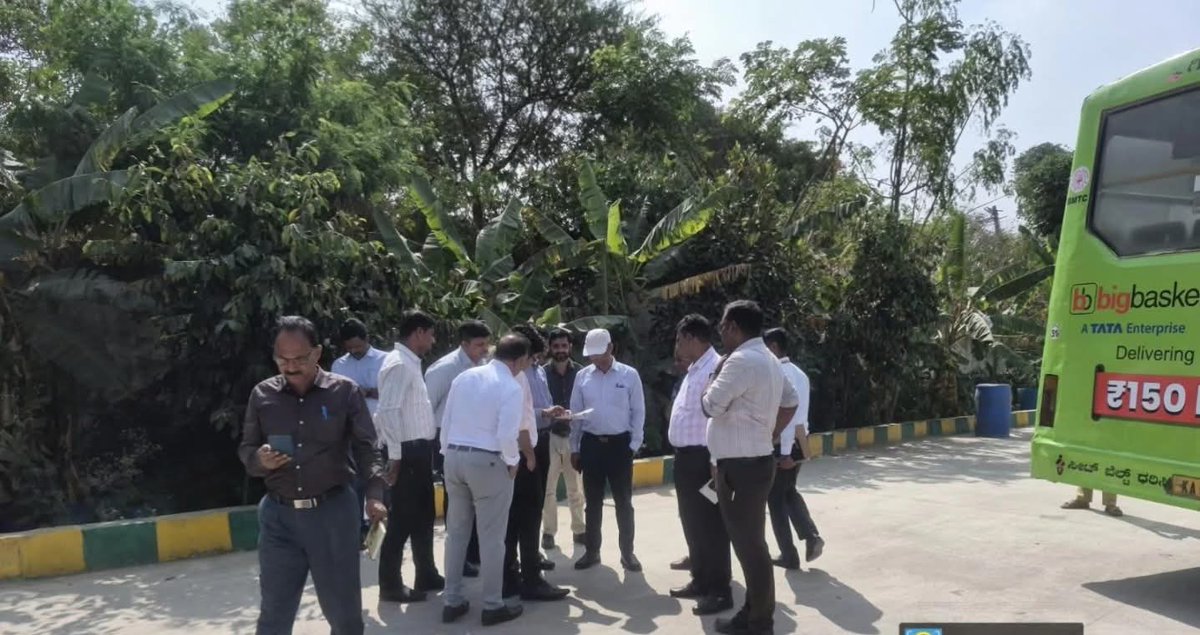 GBA_office's tweet photo. 🏗️ DEVELOPMENT INSPECTION | BECC

An inspection and review meeting was conducted by the Commissioner, BECC, Shri D. S. Ramesh, to assess land acquisition of Railway property (Sy. No. 58, Sadaramangala Village) for the formation of an 18.0 m wide RMP Road connecting Hoodi–Kumbena Agrahara Road (via Sadaramangala) near Hoodi Railway Station.

🔹 Discussions focused on the Railway line and BMTC bus depot falling within the proposed road alignment and the requirement for shifting/relocation.

🔁 Land Exchange Proposal:
A three-way land exchange involving BECC, BMTC, and Indian Railways was deliberated to facilitate infrastructure development.

👥 The meeting was attended by Additional Commissioner (Development) Shri Lokhande Snehal Sudhakar, Additional Commissioner (Revenue) Smt. Prajna Ammambala, Chief Engineer Shri Lokesh, Executive Engineers, and officials from South Western Railways and BMTC.

#GreaterBengaluruAuthority #eastcitycorporation 
#InfrastructureDevelopment #RMPRoad #LandAcquisition #Hoodi #UrbanPlanning