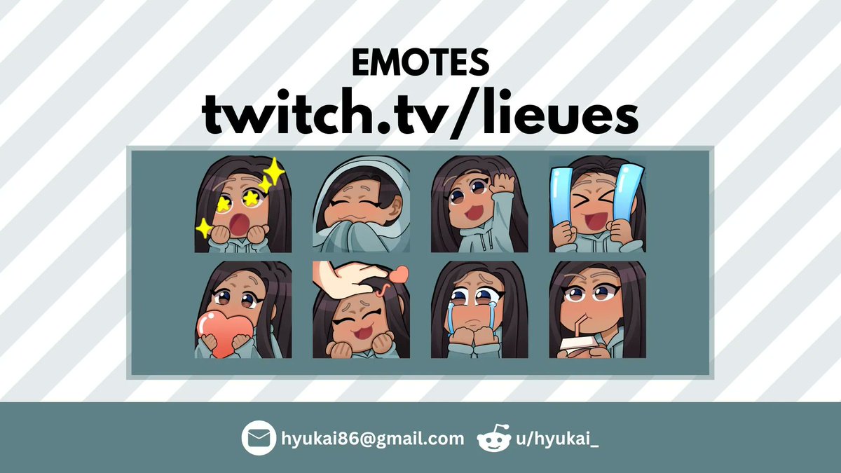 Hyukaiillust's tweet photo. @serayukix Helloo, I am an emote artist https://t.co/DBd0g5VIyO https://t.co/YVpBYQbhOO