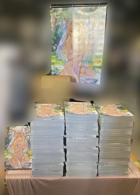 設営完了しました!箔押しいい感じ☺️ 