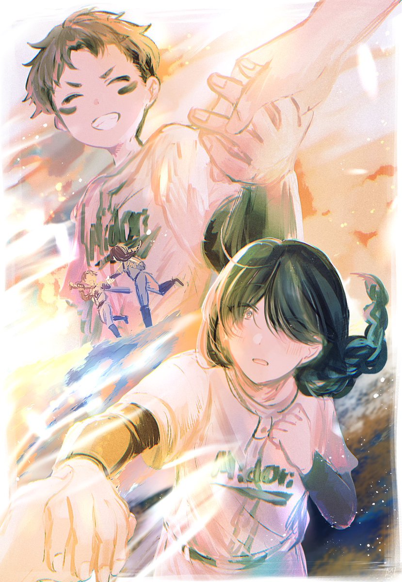 2025年自分が選ぶ今年の4枚 今年もたくさん絵を描いた気がする 来年も