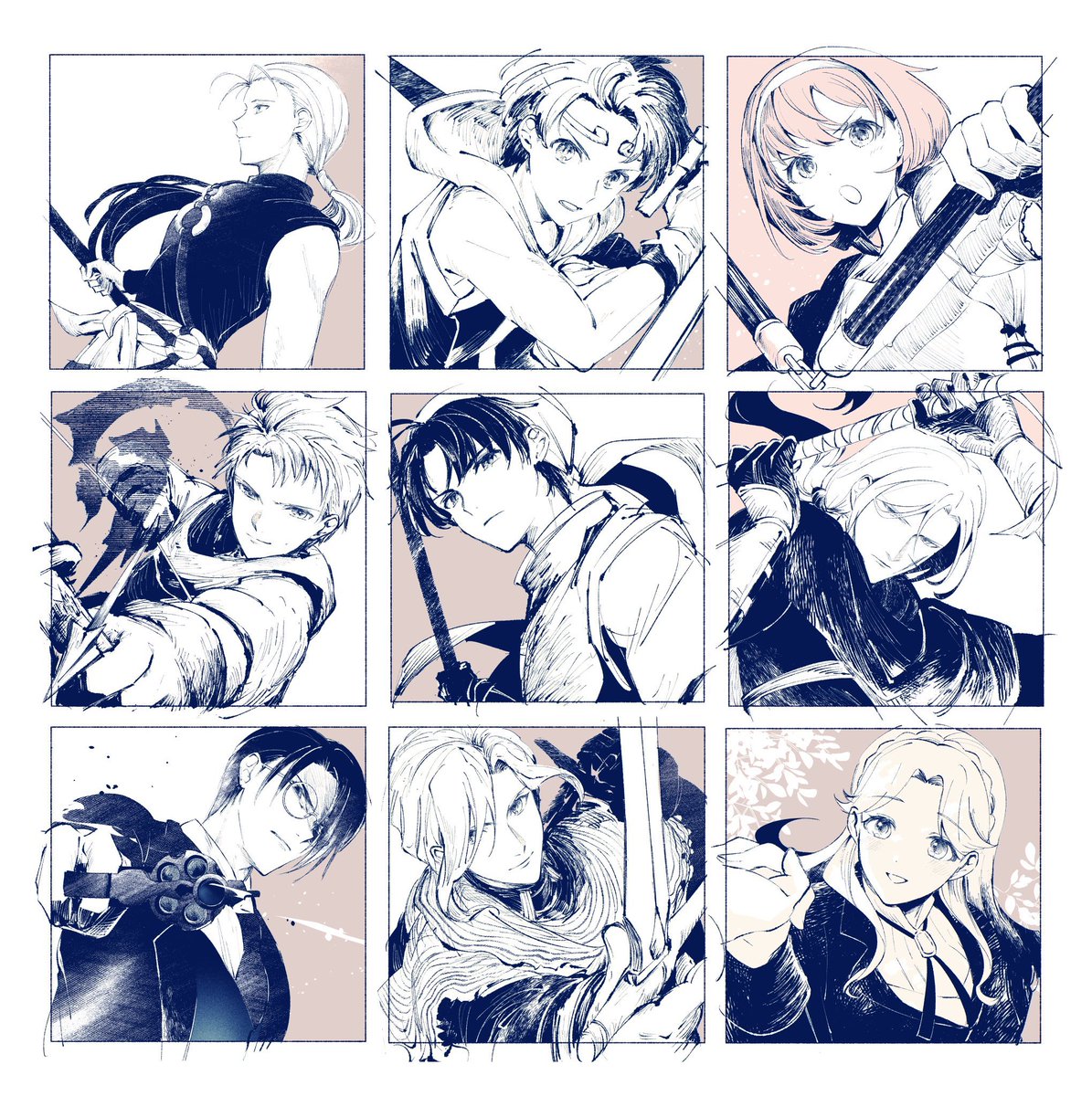 僕が描いた絵 2025年自分が選ぶ今年の4枚 今年もたくさん絵を描いた気がする 来年も