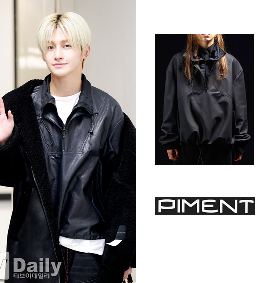 CELEB_ST__ALL's tweet photo. [투어스 지훈 패션 정보]

- 251226 '공항패션'
- 피망 (PIMENT)
- Double layered zip anorak  Dark Navy

#투어스 #지훈 #TWS #피망 #PIMENT https://t.co/SsHSnbnDAG