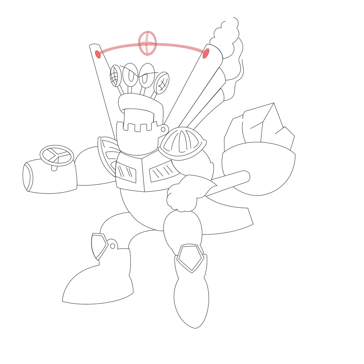 mrquirfi's tweet photo. Hi, this is my Master Design robot: Catapult Man.
#MegaManDO   #DesignARobotMaster
He carries a huge rock that he can throw with great precision and then retrieve with his powerful suction cup.
Made by Quirfi https://t.co/i55HEuUjm2