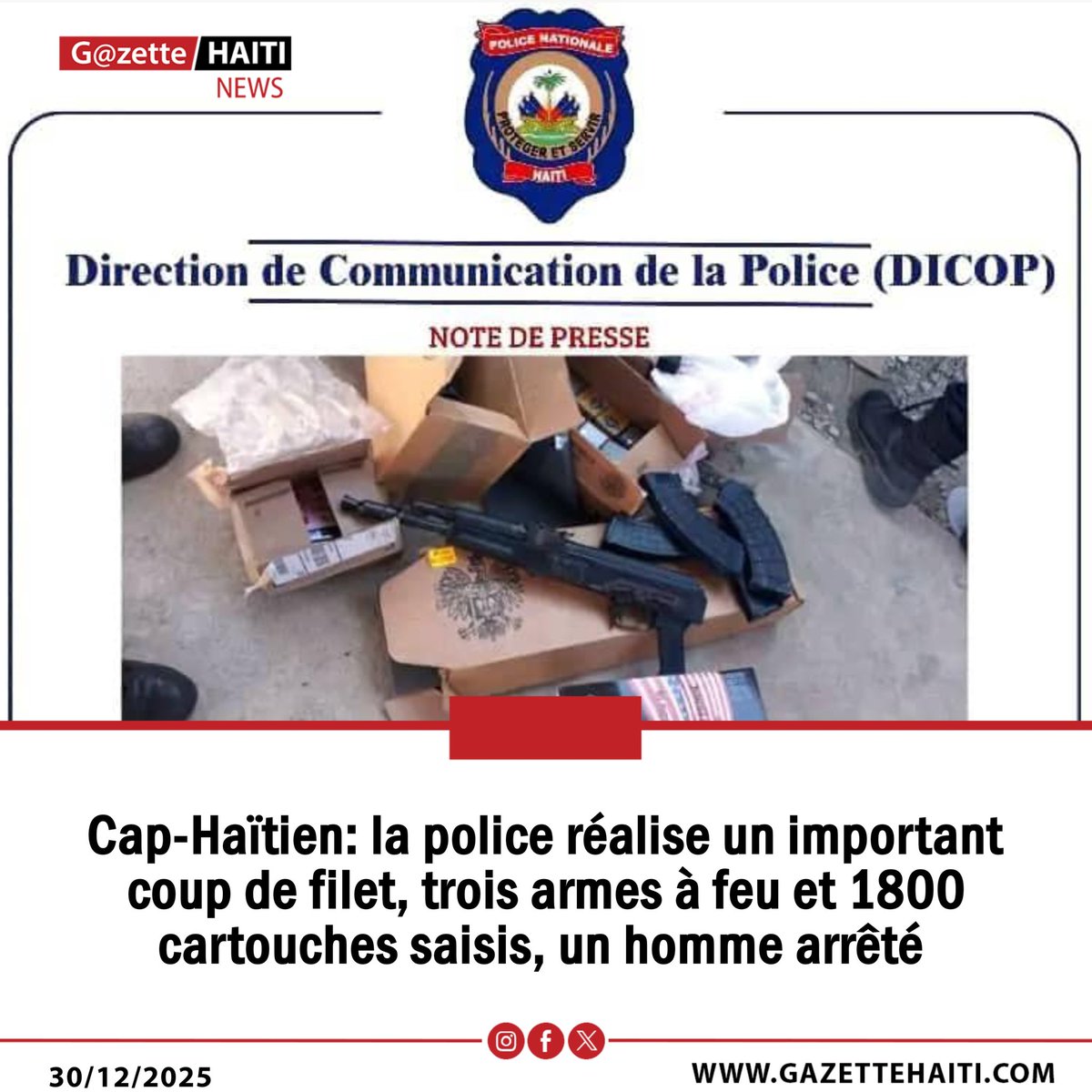 Gazette Haiti tweet media