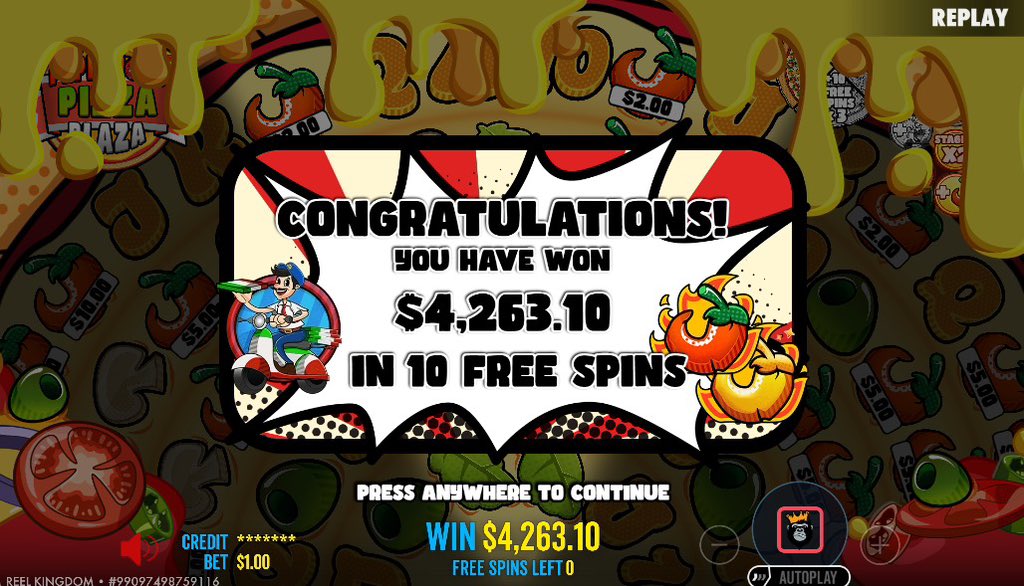MetaWinner ‘cipppis2’ just turned $1 into $4,263 playing Peppe’s Pepperoni Pizza Plazza on metawin.com! 🍕 

To celebrate their 4,200X we are GIVING AWAY $420 to 1 person who QRTs this tweet what they would do if they flipped a dollar into $4.2k