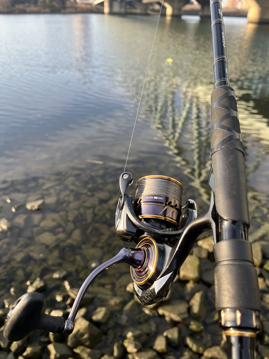 荒川シーバス！釣り納め！
ルビアスはPEなくなったから、カルディアで！
PE1号にラインフル巻きはすごい飛ぶ！1.2号から1号に戻そう笑
ラインの違いで飛距離変わることがわかった！
あたりがありワクワクしながら同じコース通したら地球に当たりました。
来年もよろしくお願い致します！
良いお年を！