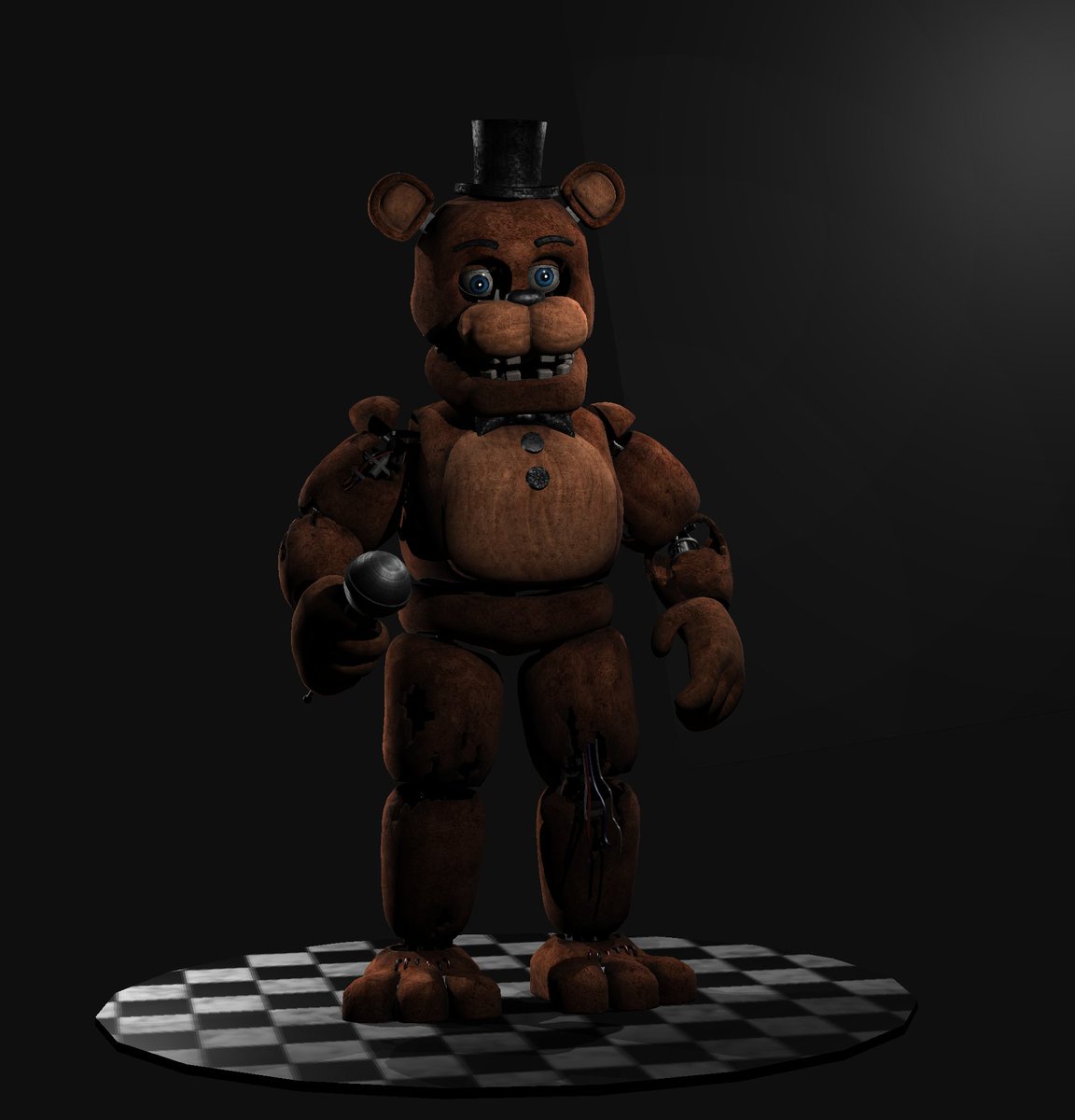 Foxynose2010's tweet image. Whitered freddy retexture by me ^^

.Model by @OptimizePackP3D