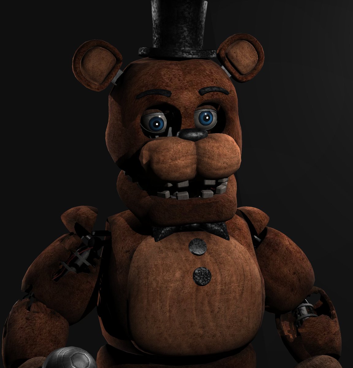 Foxynose2010's tweet image. Whitered freddy retexture by me ^^

.Model by @OptimizePackP3D