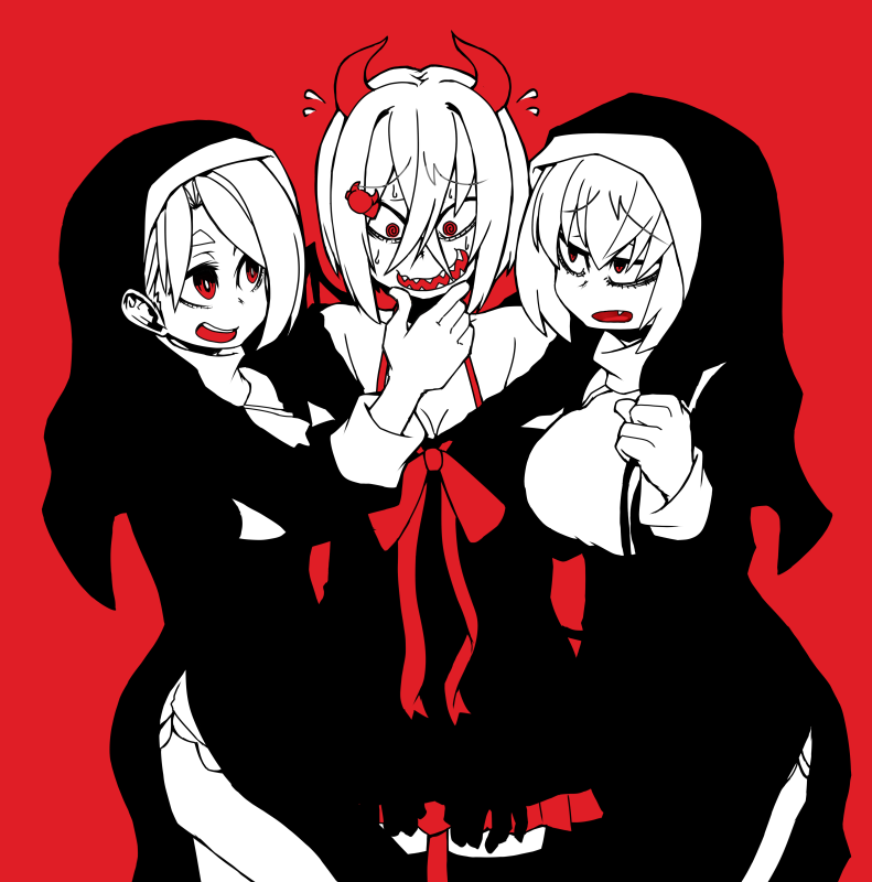 「赤黒。5」|あやめのイラスト
