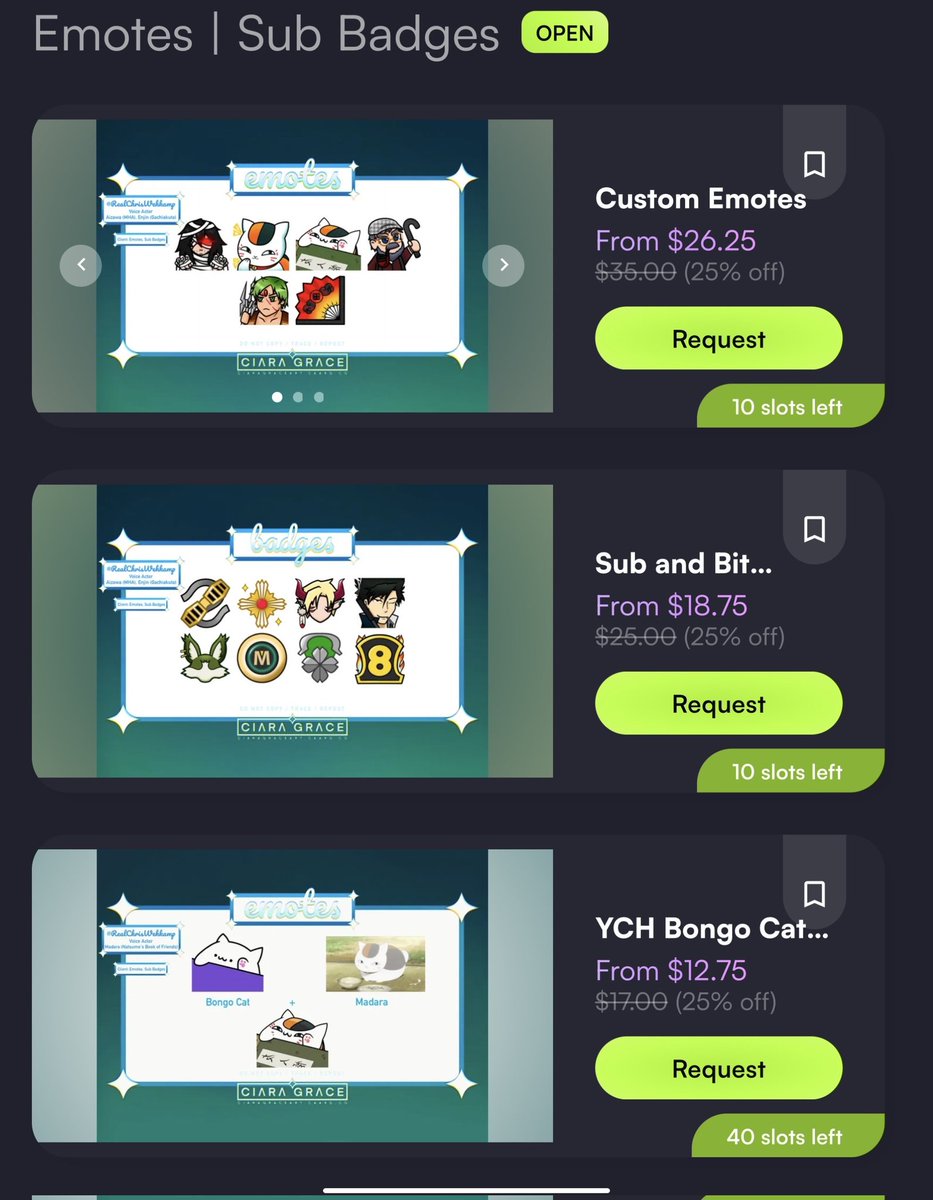 StarlyteElixir's tweet photo. Guess who's finally on #vgen?
25% off on EVERYTHING! 
Who wants to be my first commission? 🥹💚
https://t.co/jAzC6Xzncg https://t.co/ICNTz5Ehek