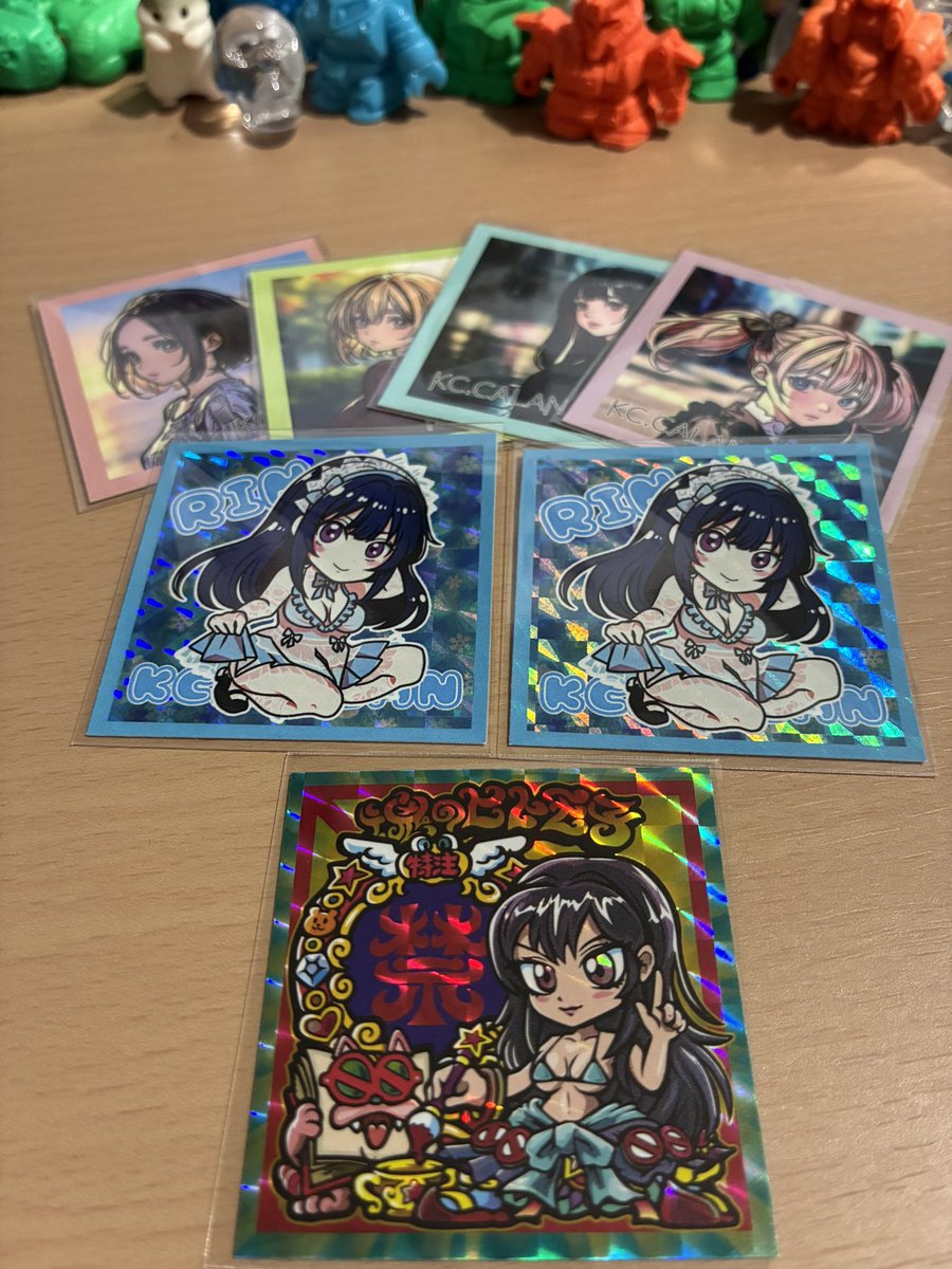 KC.CALANさん（<a href="/KC_CALAN/">KC.CALAN【公式】</a> ）とバンガイさん（<a href="/KSJhituzi/">バンガイ(KSJ)</a> ）のコラボシールをお迎えしました。

可愛い。これに尽きます。