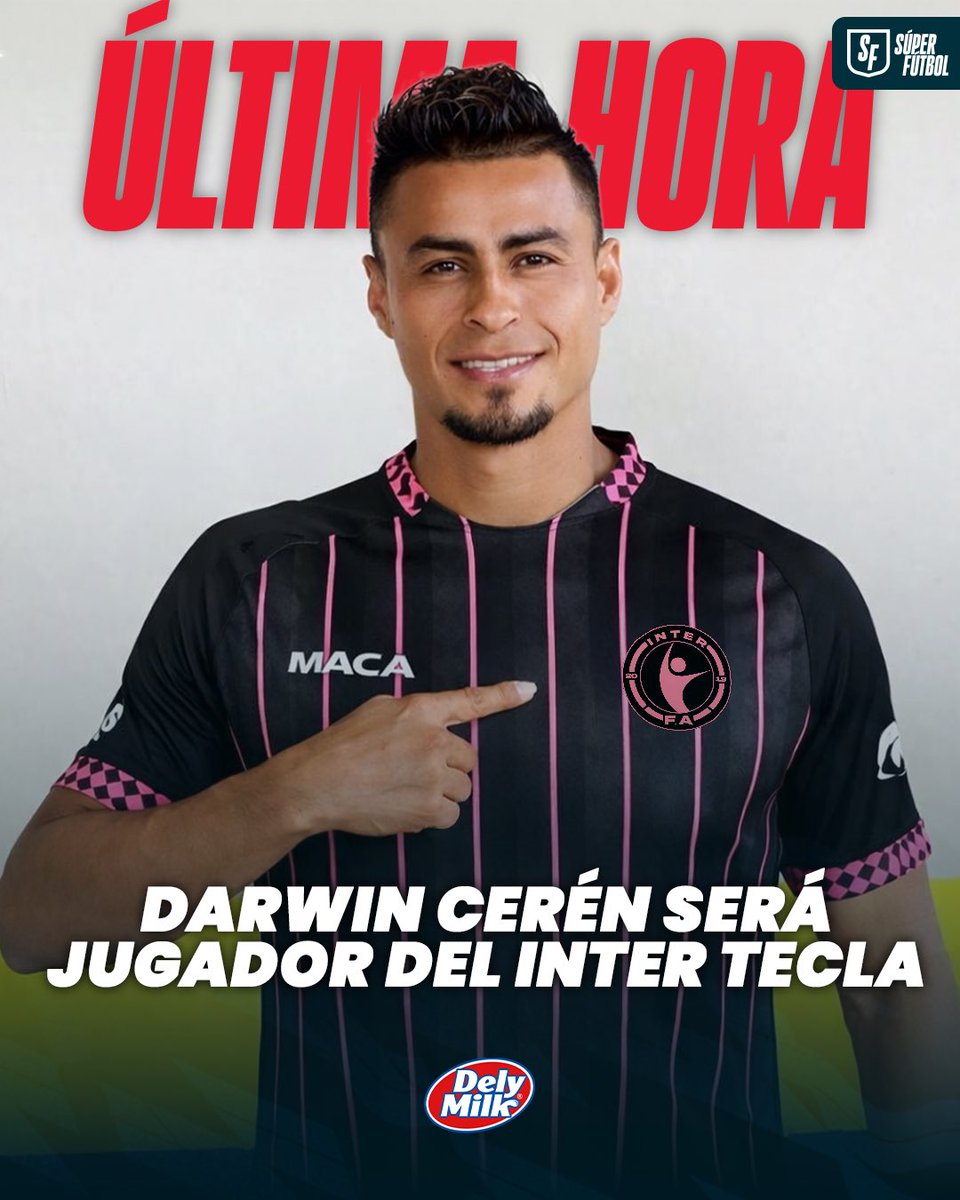 ¡ÚLTIMA HORA! 🚨

Fuentes confirman que Darwin Cerén será nuevo jugador del Inter FA tras no renovar con el conjunto emplumado. 

#LoVivimosComoVos