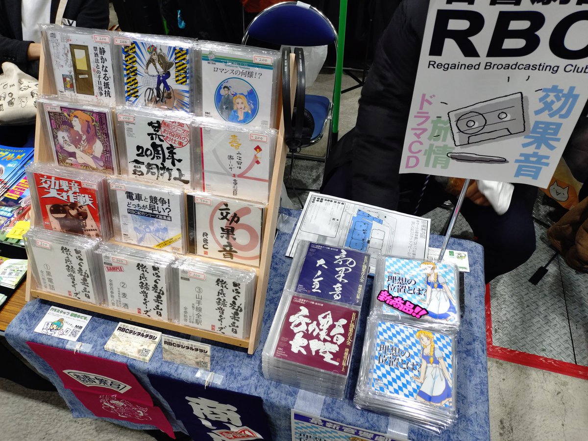 rbcnet_jp's tweet photo. 本日はコミックマーケット107にサークル参加します。
南ホール c-36b でお待ちしています。
#C107 #設営完了 https://t.co/PgUdyrBAJJ