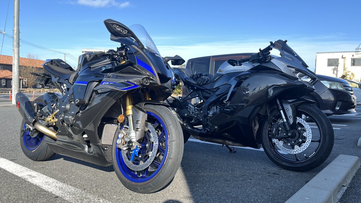 乗り納め千葉ツー！ #YZFR1M #ZX25RSE