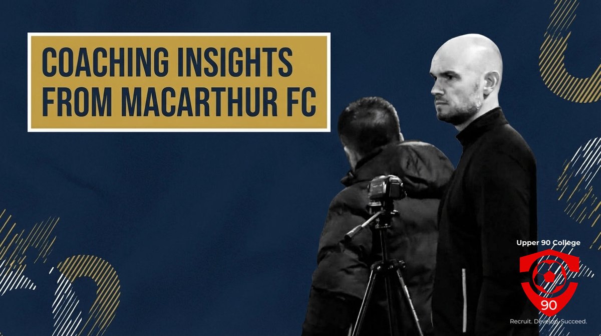 upper90APAC's tweet image. Want to play college soccer in the USA? Discover the winning mindset and tactical edge that Macarthur FC coaches bring to our student-athletes. Get inspired from those who know what it takes to go further. Coaching insights from Macarthur FC. #GameChanger