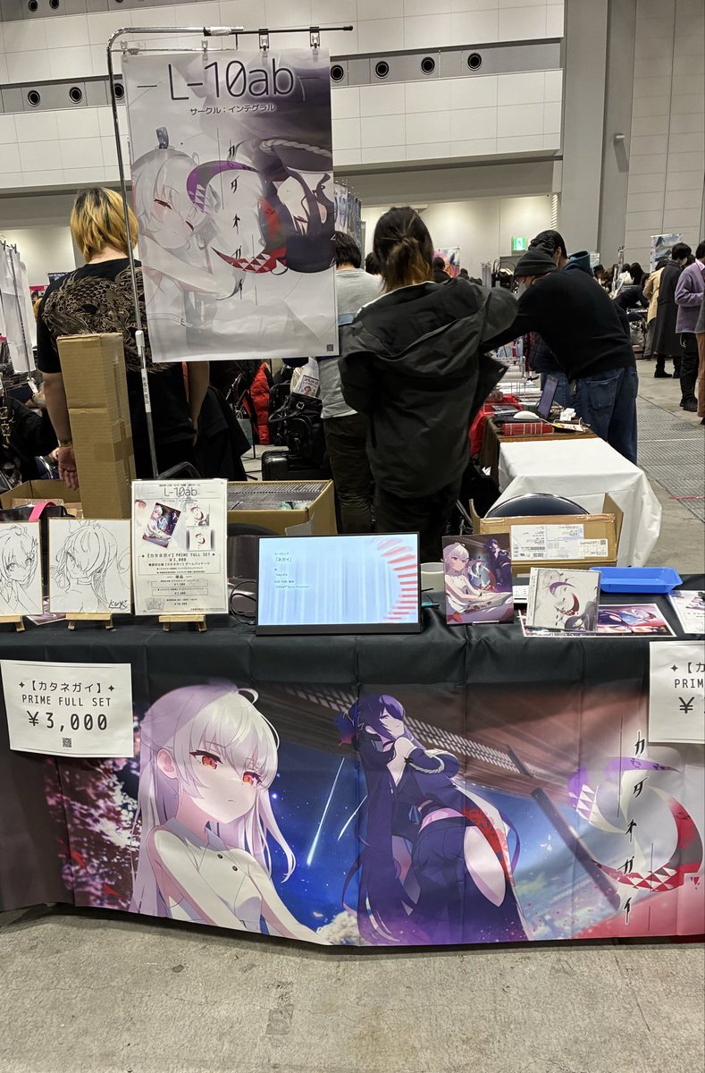 設営完了した…！

C107
水曜日 南地区 “L”ブロック－10ab (南１ホール)

お待ちしているぞ😉