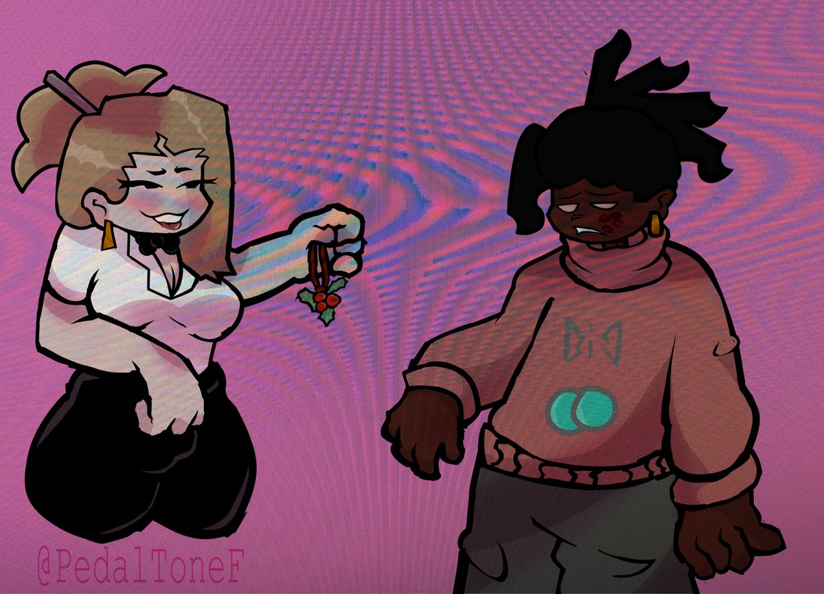 PedaltoneF's tweet image. Merry late christmas type ish #fnffreakies #fnfbaddies