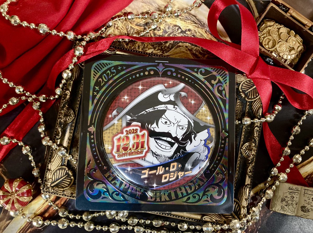新商品】原画商品 『ONE PIECE』 バースデイ缶バッジ ゴール・D