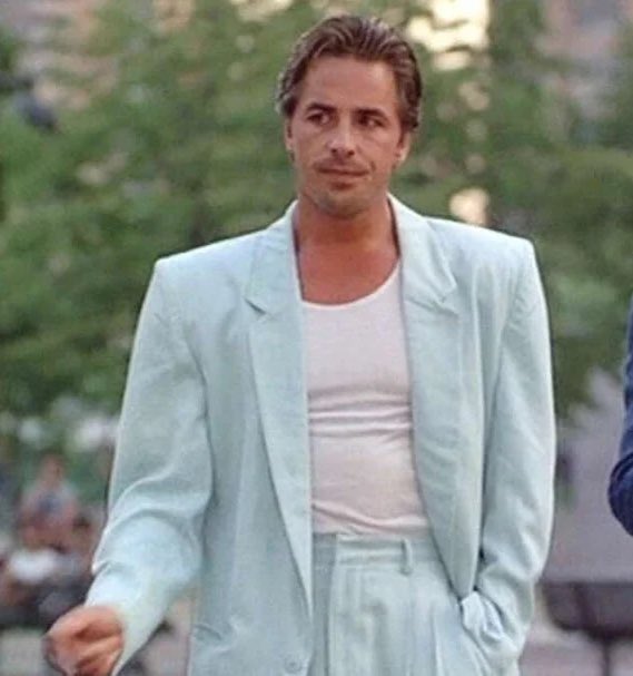 bitingchild's tweet image. Going to an 80s themed party tomorrow and I’m so mad I don’t have light blue dress pants because I DO have the blazer