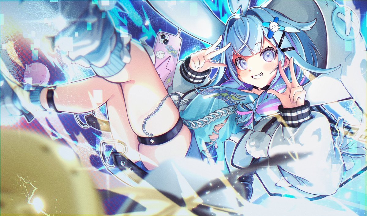 姫森ルーナ 「#2025自分が選ぶ今年の4枚 今年は雰囲気のあるイラストと、フェチイラスト描け」|あきちゃずけ🍵お仕事募集中&C108(土)東7F16bのイラスト