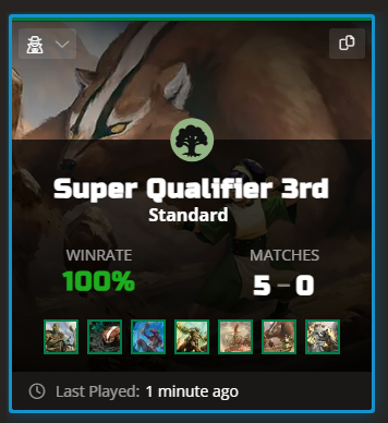 今年のマジック納めは緑単上陸。デッキ強い！初速もあるのに