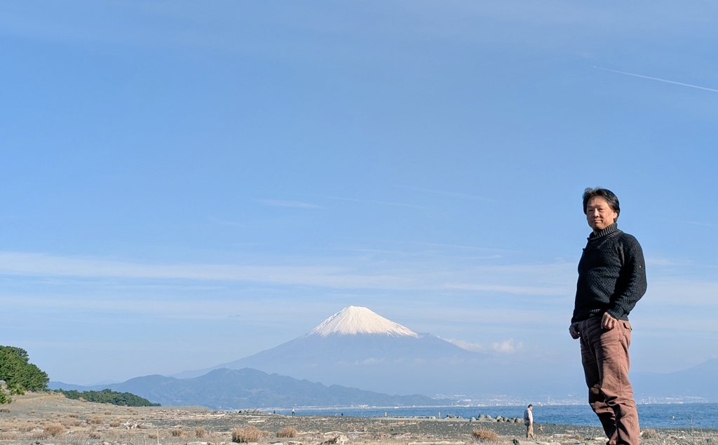 三保の松原リベンジ♪(´―｀)
綺麗な富士山が見られました♪

#富士山