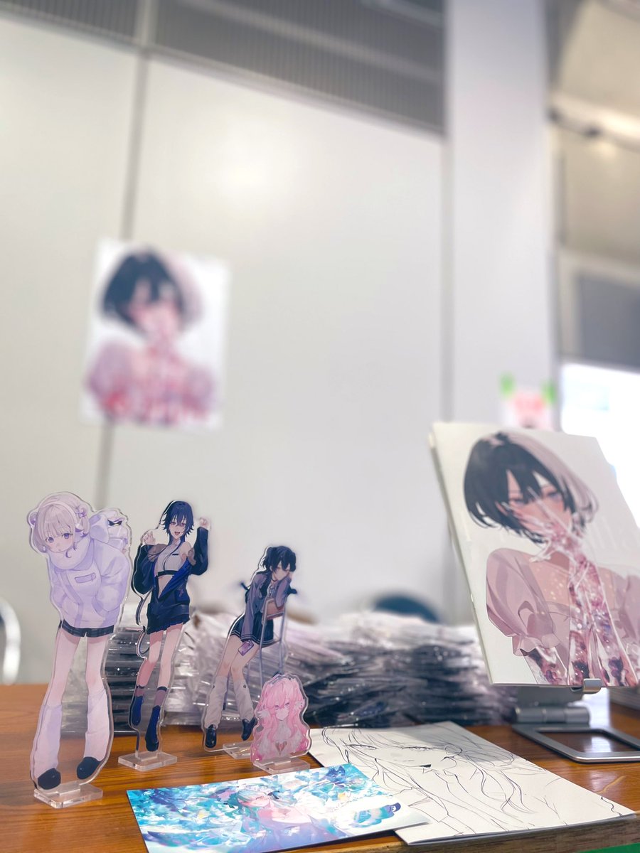 「め51abのhanasakuです〜お願いします これは売り子さんに撮って貰った写」|Aちきのイラスト