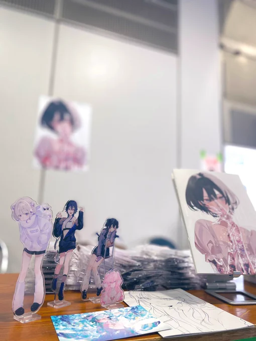 め51abのhanasakuです〜お願いします これは売り子さんに撮って貰った写真