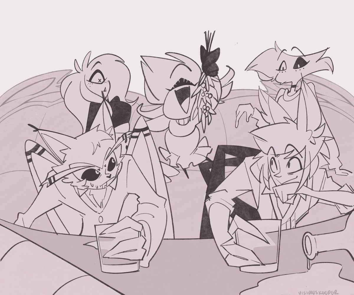 psychicpains's tweet photo. Afterparty🎉
#HazbinHotel #radiohusk https://t.co/TMJDGppfDu