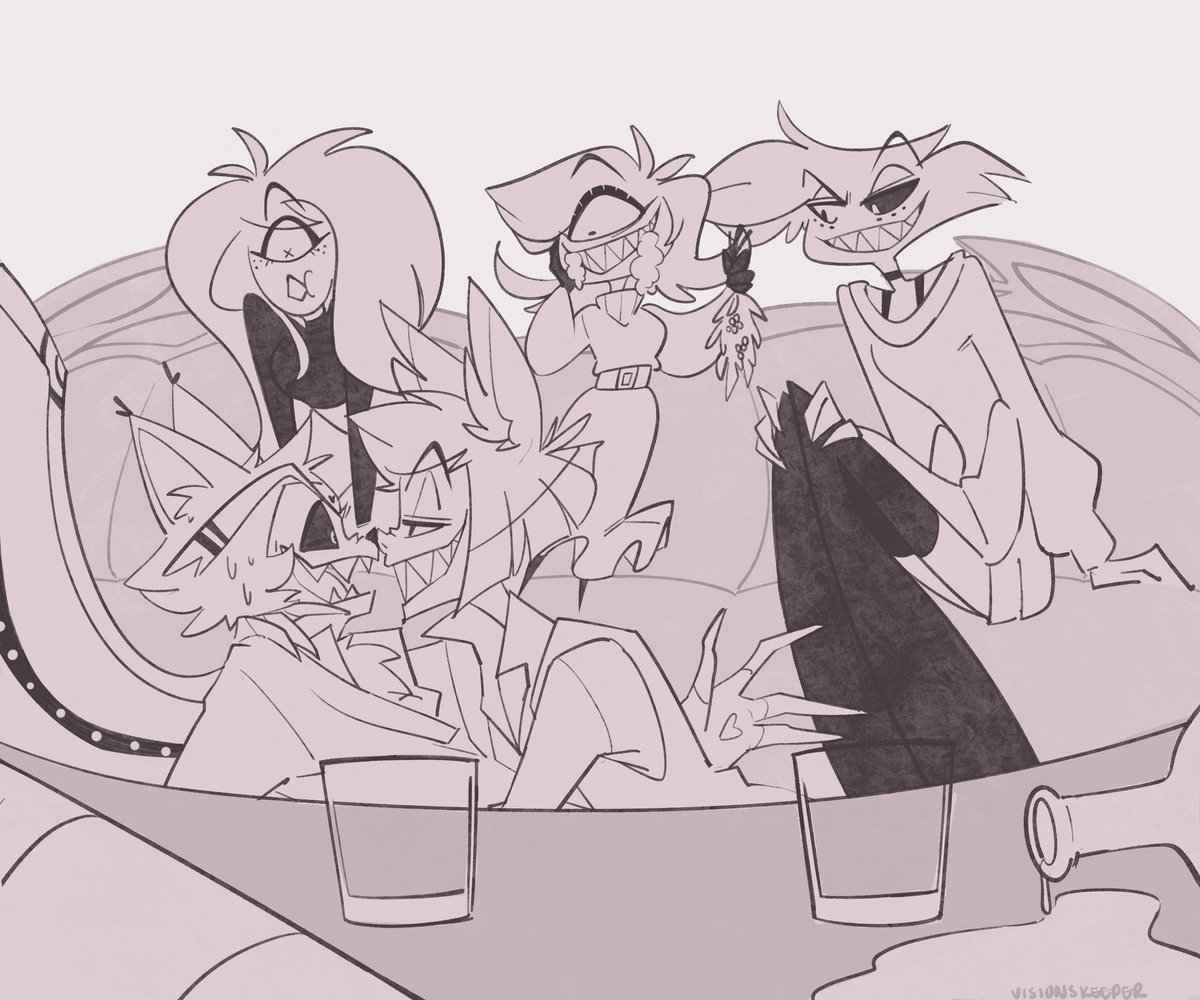 Afterparty🎉
#HazbinHotel #radiohusk